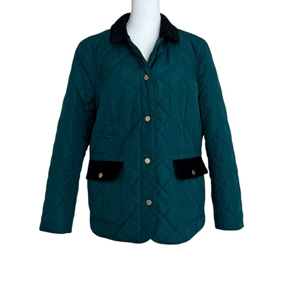 Charter Club Jackets & Blazers - Charter Club Quilted Corduroy Trim Jacket (PL)